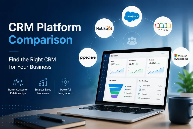 CRM Software Comparison: Salesforce vs HubSpot vs Zoho vs Pipedrive vs Microsoft Dynamics 365